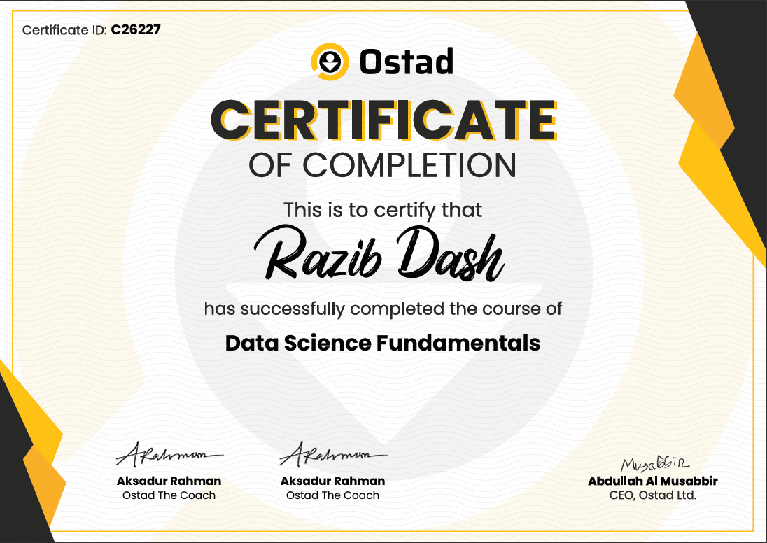 Data Science Fundamentals