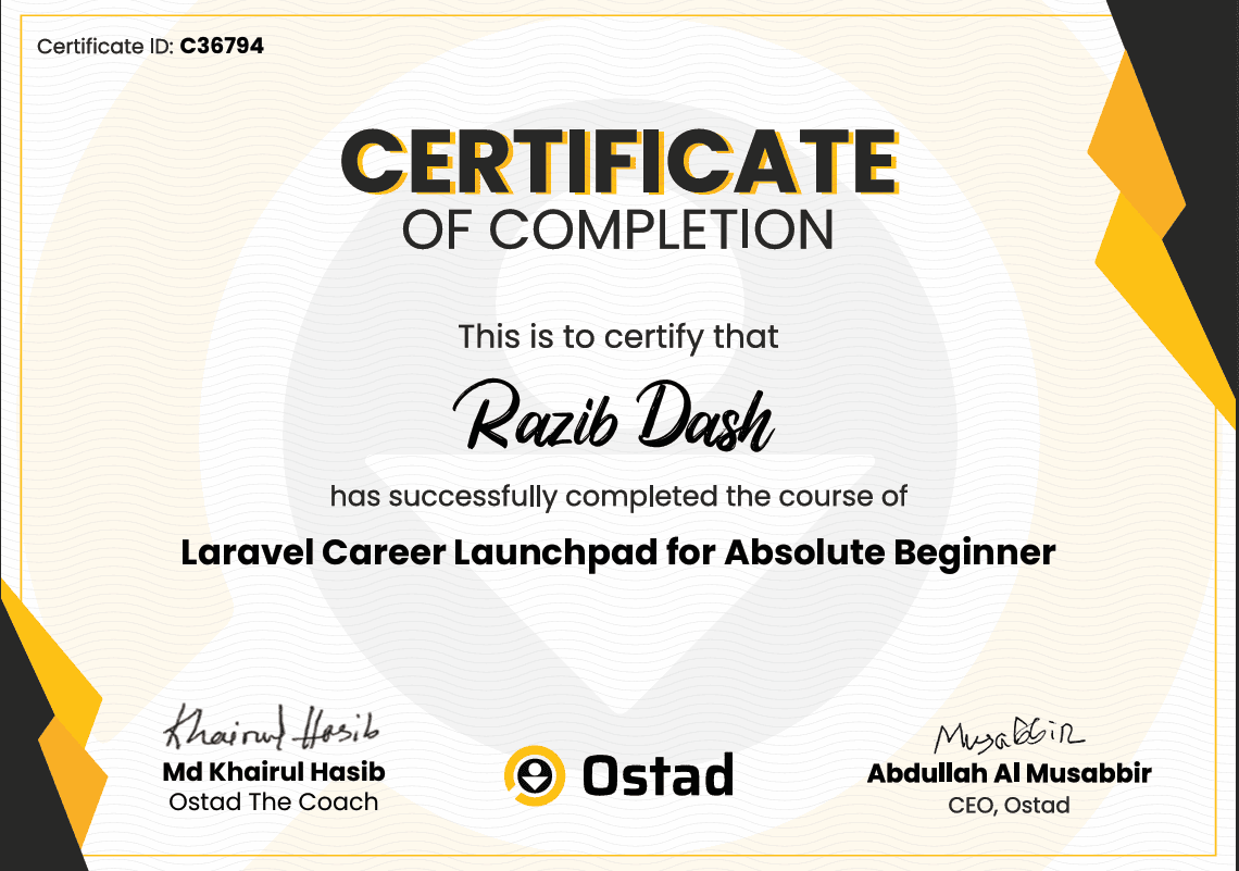 Laravel Career Launchpad for Absolute Beginner